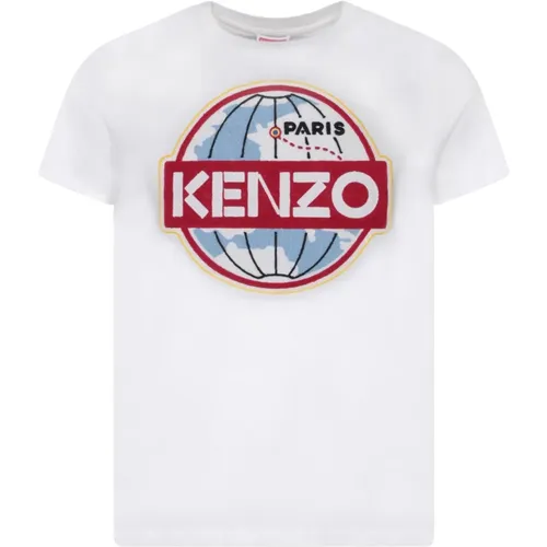 Roundneck Cotton T-Shirt , female, Sizes: S - Kenzo - Modalova
