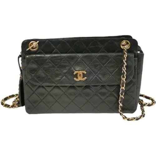 Pre-owned Shoulder Bag, Lambskin , female, Sizes: ONE SIZE - Chanel Vintage - Modalova