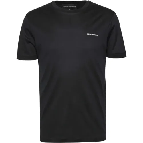 T-Shirt - Classic Style , male, Sizes: L, S, XL - Emporio Armani - Modalova