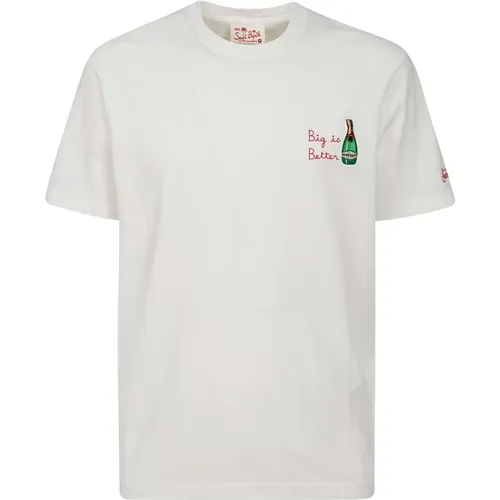 Portofino Cotton T-Shirt with Print , male, Sizes: S, XL - MC2 Saint Barth - Modalova
