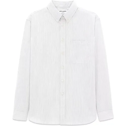 Stylish Shirt for Men , male, Sizes: L - Saint Laurent - Modalova
