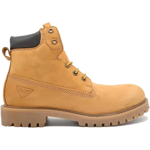 Mid Nubuck Yellow Boots , male, Sizes: 11 UK, 10 UK, 8 UK, 9 UK, 7 UK, 6 UK - Docksteps - Modalova