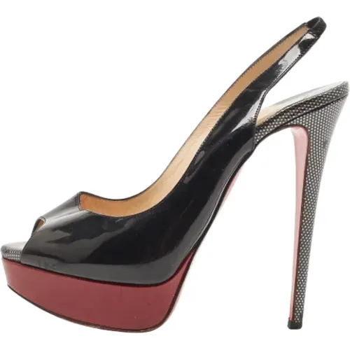 Pre-owned Leather heels , female, Sizes: 6 1/2 UK - Christian Louboutin Pre-owned - Modalova