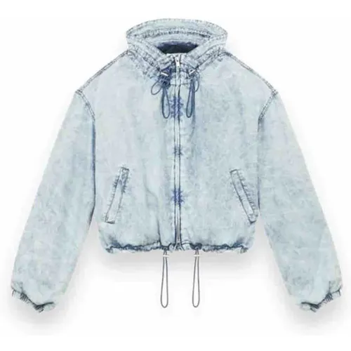 Chambray Denim Bomber Jacke , Damen, Größe: XS - Isabel Marant Étoile - Modalova