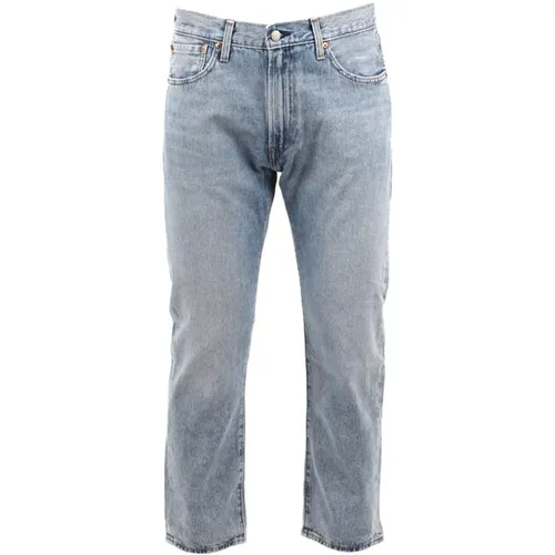 Levi's, Straight Leg Jeans in mittlerer Waschung , Herren, Größe: W34 - Levis - Modalova