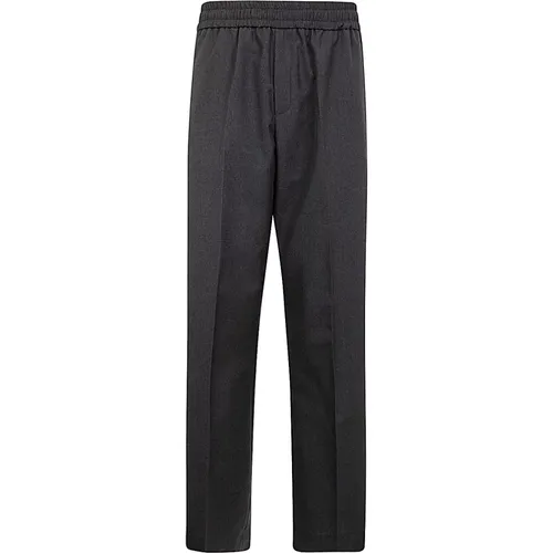 Tailored Jogging Pants in Anthracite Melange , male, Sizes: L - Golden Goose - Modalova