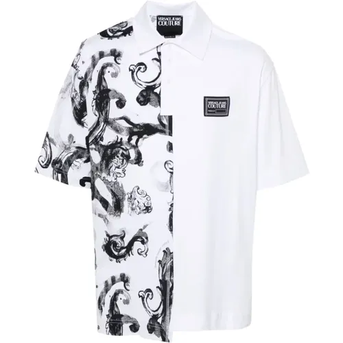 Mens Clothing T-Shirts Polos Ss24 , male, Sizes: XS, L - Versace Jeans Couture - Modalova