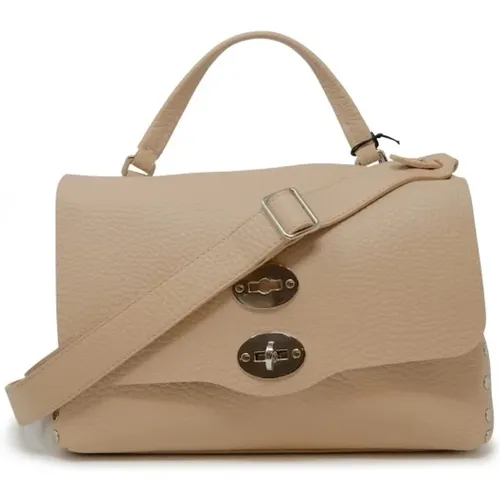 Rosa Lederhandtasche Fw24 Zanellato - Zanellato - Modalova