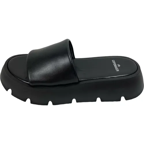 Leather Platform Sandal , female, Sizes: 6 UK, 5 UK - Copenhagen Shoes - Modalova