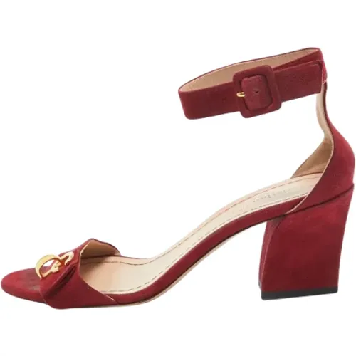 Pre-owned Suede sandals , female, Sizes: 4 UK - Dior Vintage - Modalova