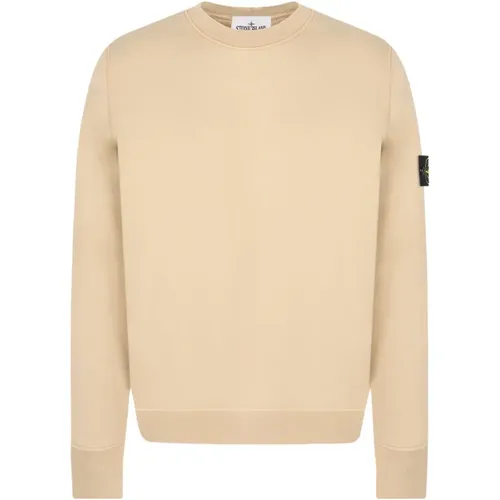 Compass Sweatshirt in Desert Color , male, Sizes: 2XL, M, L, S, XL - Stone Island - Modalova