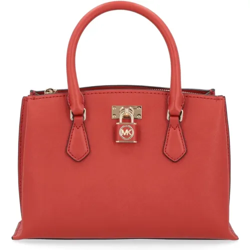 Rote Kunstlederhandtasche Ruby , Damen, Größe: ONE Size - Michael Kors - Modalova