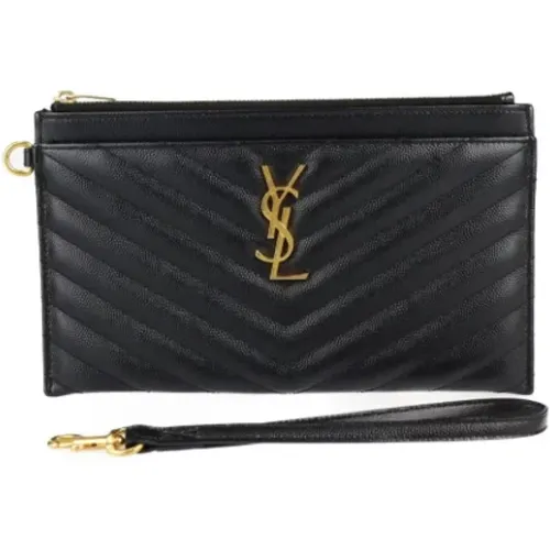 Pre-owned Leder clutches - Yves Saint Laurent Vintage - Modalova