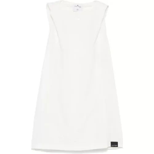 Sleeveless Racerback Top , female, Sizes: XS, L, M, S - Courrèges - Modalova