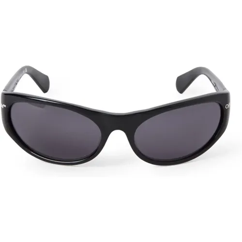Napoli Sonnenbrille , Herren, Größe: 56 MM - Off White - Modalova