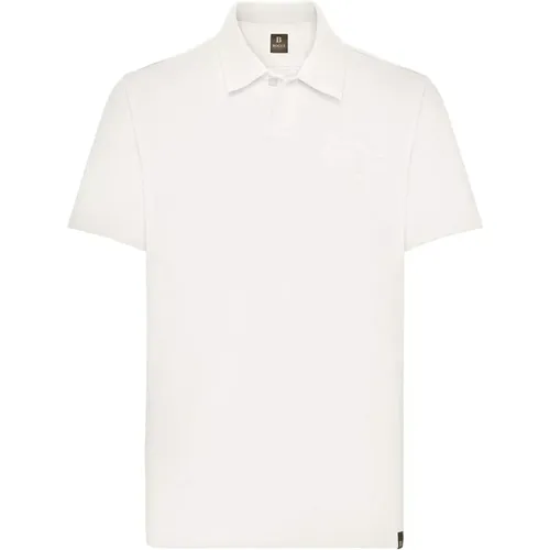 Baumwollmischung Jersey Polo Shirt - Boggi Milano - Modalova