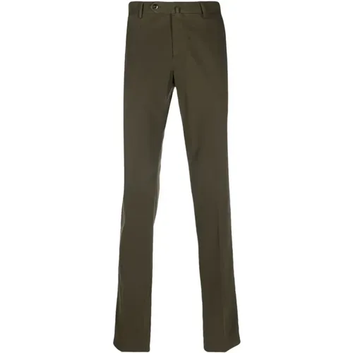 Slim Fit Blended Cotton Trousers , male, Sizes: XL - PT Torino - Modalova