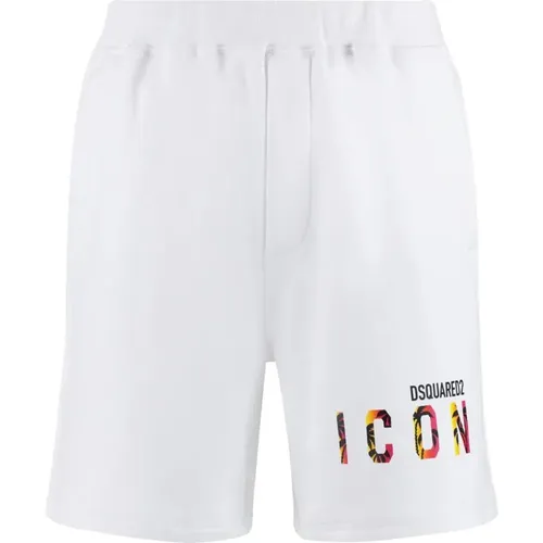 Logo Bermuda Shorts , Herren, Größe: L - Dsquared2 - Modalova