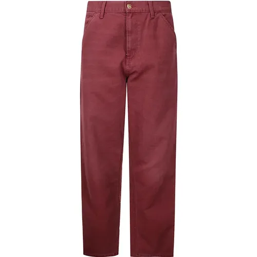 Straight Cut Trousers with Pockets , male, Sizes: W32, W33 - Carhartt WIP - Modalova