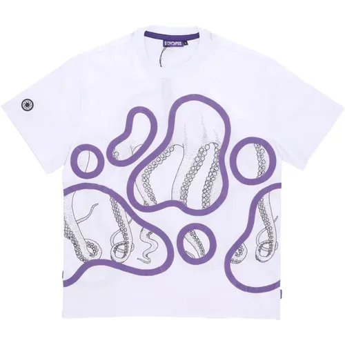 Stained Tee Short Sleeve , male, Sizes: XL, S, L, M - Octopus - Modalova