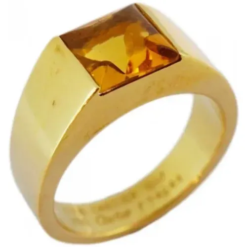 Pre-owned Gold rings , female, Sizes: ONE SIZE - Cartier Vintage - Modalova