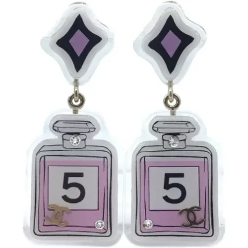 Pre-owned Metal earrings , female, Sizes: ONE SIZE - Chanel Vintage - Modalova