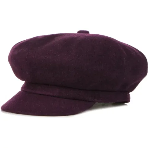 Woll Spitfire Brombeere Flat Cap Hut - Kangol - Modalova