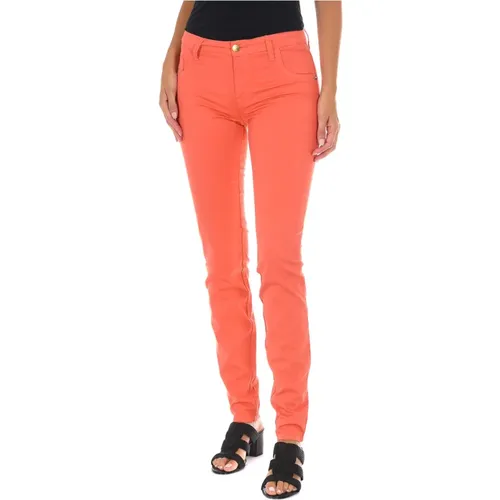 Weiße Skinny Jeans , Damen, Größe: W27 - MET - Modalova