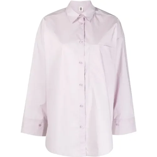 Pastel Violet Derris Hemden , Damen, Größe: M - By Malene Birger - Modalova