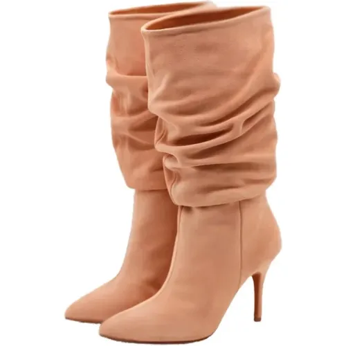 Nude High Heel Leather Boots , female, Sizes: 6 UK, 4 UK, 3 UK - Toral - Modalova