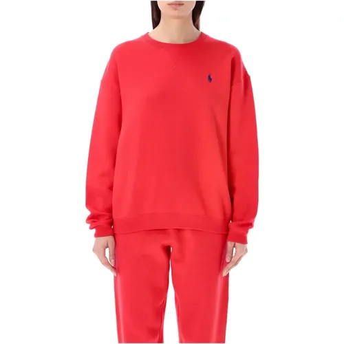 Classic Crewneck Sweater , female, Sizes: L - Ralph Lauren - Modalova