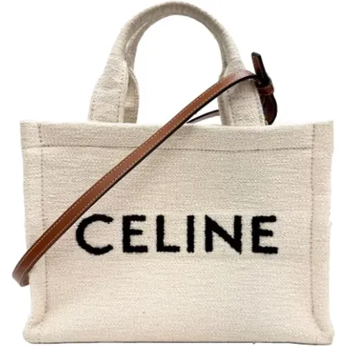 Pre-owned Canvas handbags , female, Sizes: ONE SIZE - Celine Vintage - Modalova