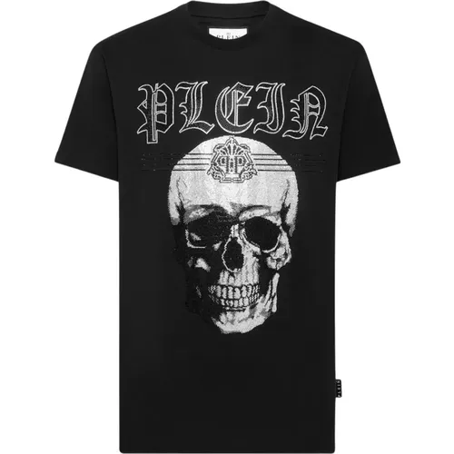 Stylish T-Shirt with Unique Design , male, Sizes: XL, 4XL, 2XL, 3XL, L, M - Philipp Plein - Modalova