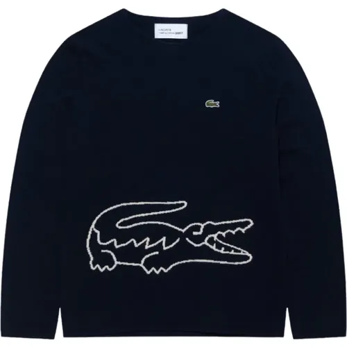 Herren Strickpullover mit Lacoste Logo , Herren, Größe: M - Comme des Garçons - Modalova