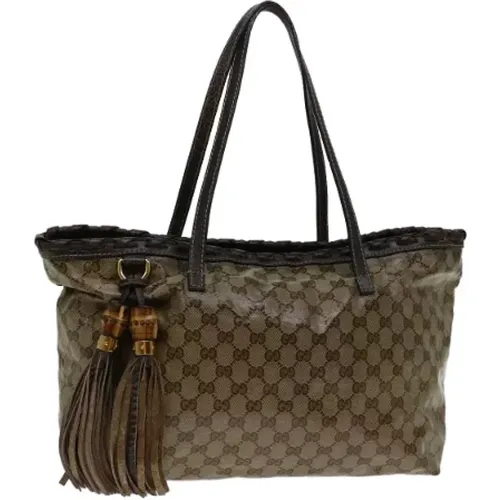 Pre-owned Canvas totes , female, Sizes: ONE SIZE - Gucci Vintage - Modalova