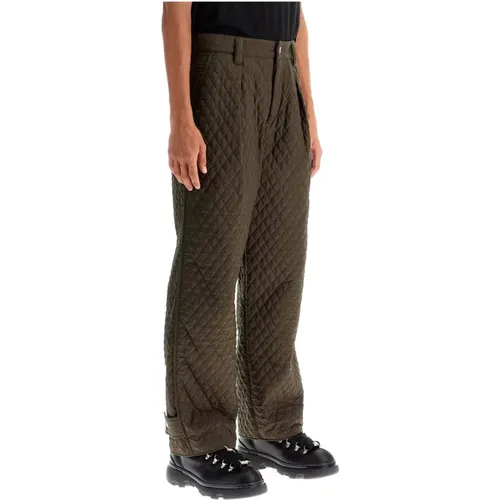 Quilted Nylon Oversized Pants , male, Sizes: M - Burberry - Modalova