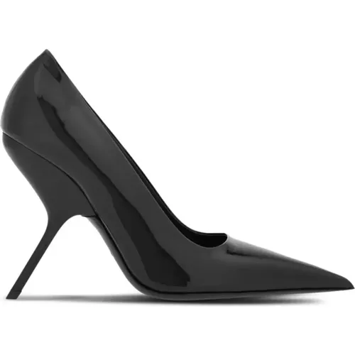 Schwarze Ferragamo Schuhe mit Absatz , Damen, Größe: 35 1/2 EU - Salvatore Ferragamo - Modalova