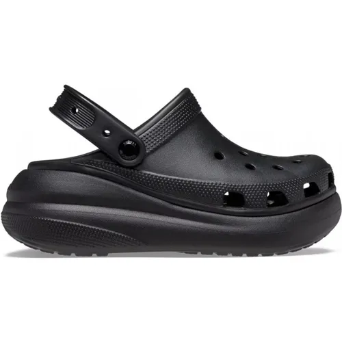 Schwarzer Plateau-Clog mit Komforttechnologie , Damen, Größe: 38 EU - Crocs - Modalova