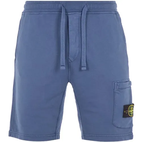 Classic Cotton Shorts Size: M, colour: , male, Sizes: M - Stone Island - Modalova