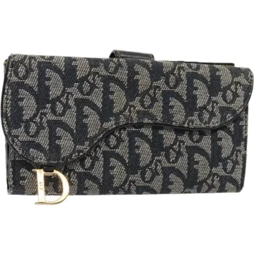 Pre-owned Canvas wallets , female, Sizes: ONE SIZE - Dior Vintage - Modalova