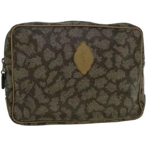 Pre-owned Leather clutches , female, Sizes: ONE SIZE - Yves Saint Laurent Vintage - Modalova