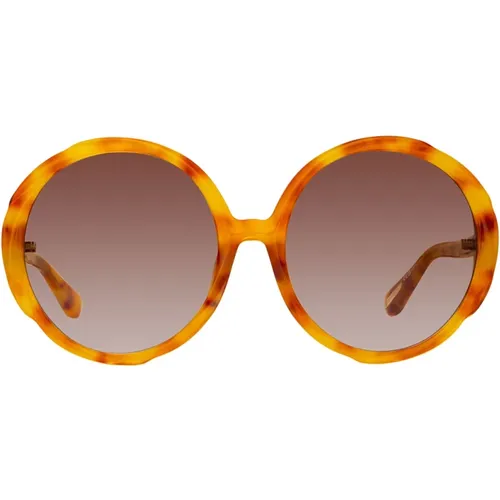 Iconic Oversize Sunglasses , female, Sizes: 63 MM - Linda Farrow - Modalova