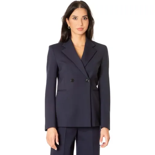 Doppelreihiger Blazer in Mitternachtsblau , Damen, Größe: XS - Liviana Conti - Modalova