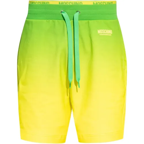 Shorts mit Logo , Herren, Größe: M - Moschino - Modalova