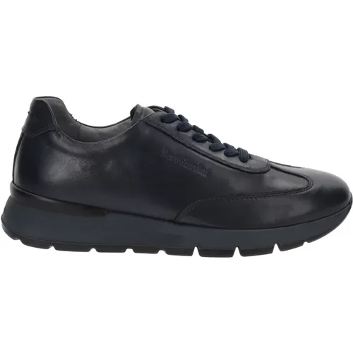Leather Lace-Up Sneakers , female, Sizes: 8 UK - Nerogiardini - Modalova