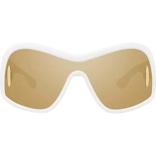 Square Acetate Sunglasses Brown Gold , female, Sizes: ONE SIZE - Loewe - Modalova