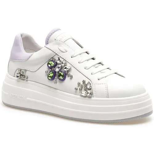 Weißer Flieder Sneaker Lifty , Damen, Größe: 38 EU - Apepazza - Modalova