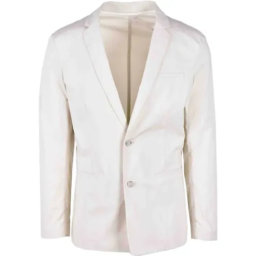 Beige Blazer for Men , male, Sizes: M, L, XL - Paolo Pecora - Modalova