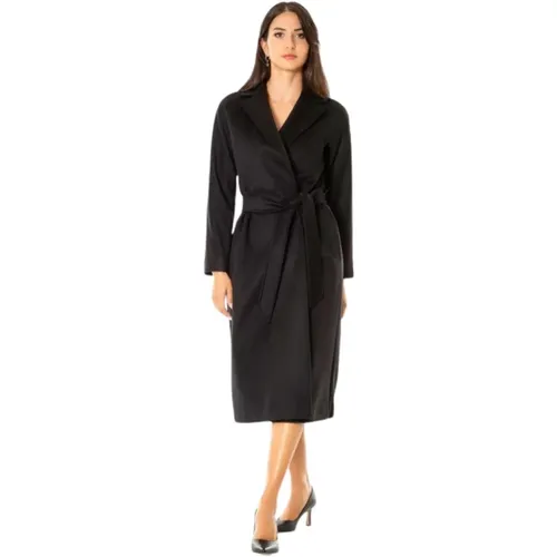 Long Wool Coat , female, Sizes: XS, M, S - Max Mara Studio - Modalova