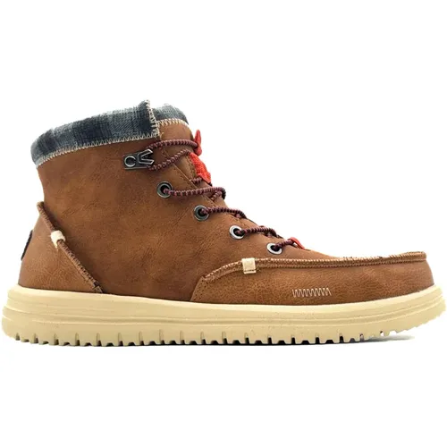 Brauner Lederstiefelette Hey Dude - Hey Dude - Modalova